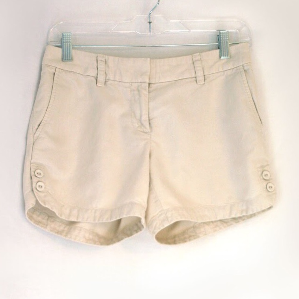 COPY - J. Crew Tan Linen Shorts